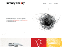 Tablet Screenshot of primarytheory.com